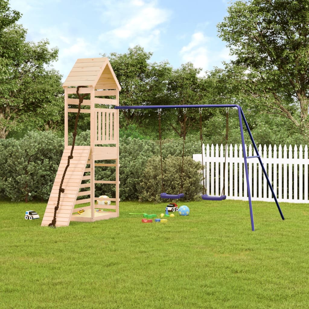 VidaXL Playhouse en bois de pin massif