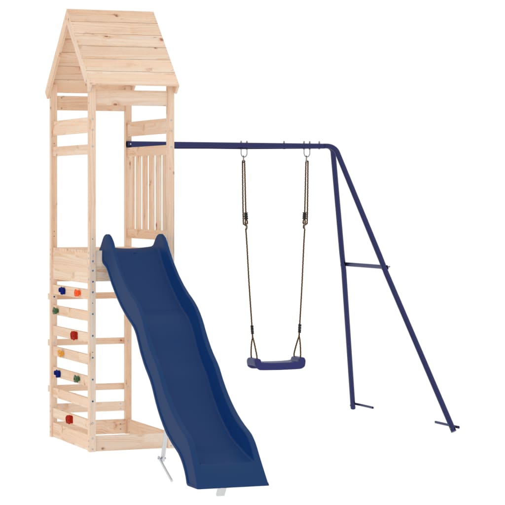 VidaXL Playhouse en bois de pin massif