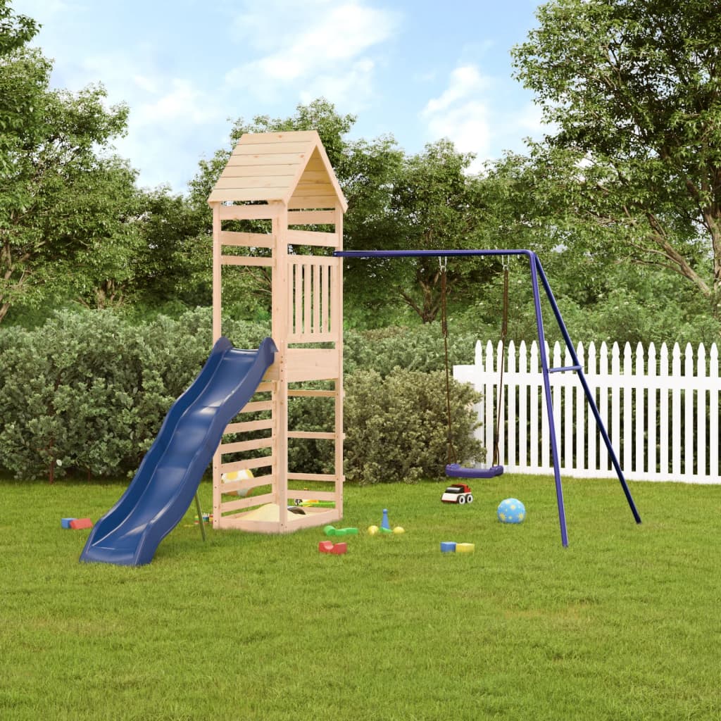 VidaXL Playhouse en bois de pin massif