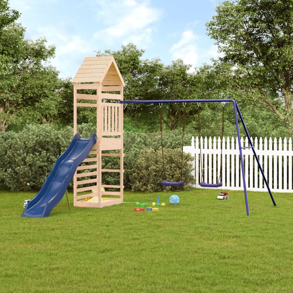 VidaXL Playhouse en bois de pin massif