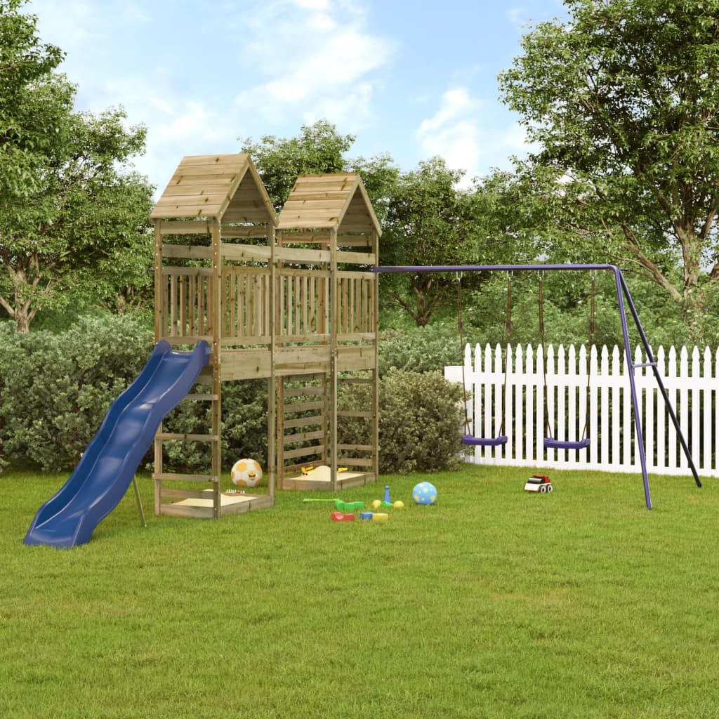 VidaXL Playhouse bois de pin imprégné