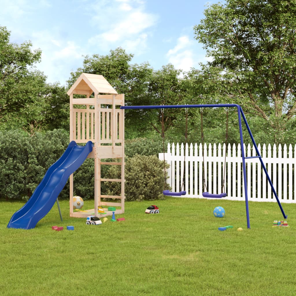VidaXL Playhouse en bois de pin massif