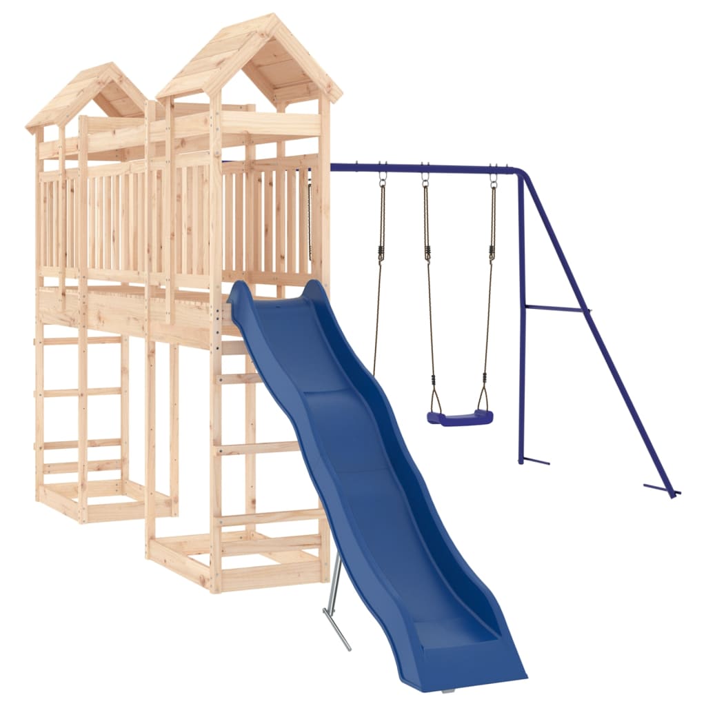 VidaXL Playhouse en bois de pin massif