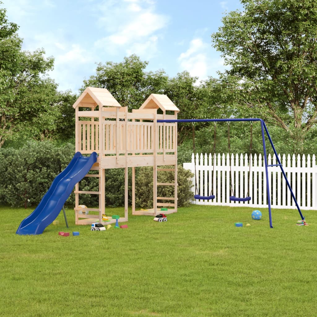 VidaXL Playhouse en bois de pin massif