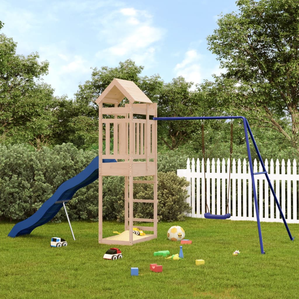 VidaXL Playhouse en bois de pin massif