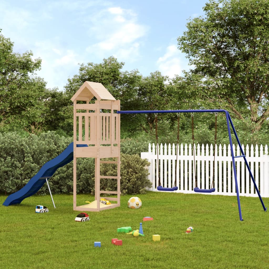VidaXL Playhouse en bois de pin massif