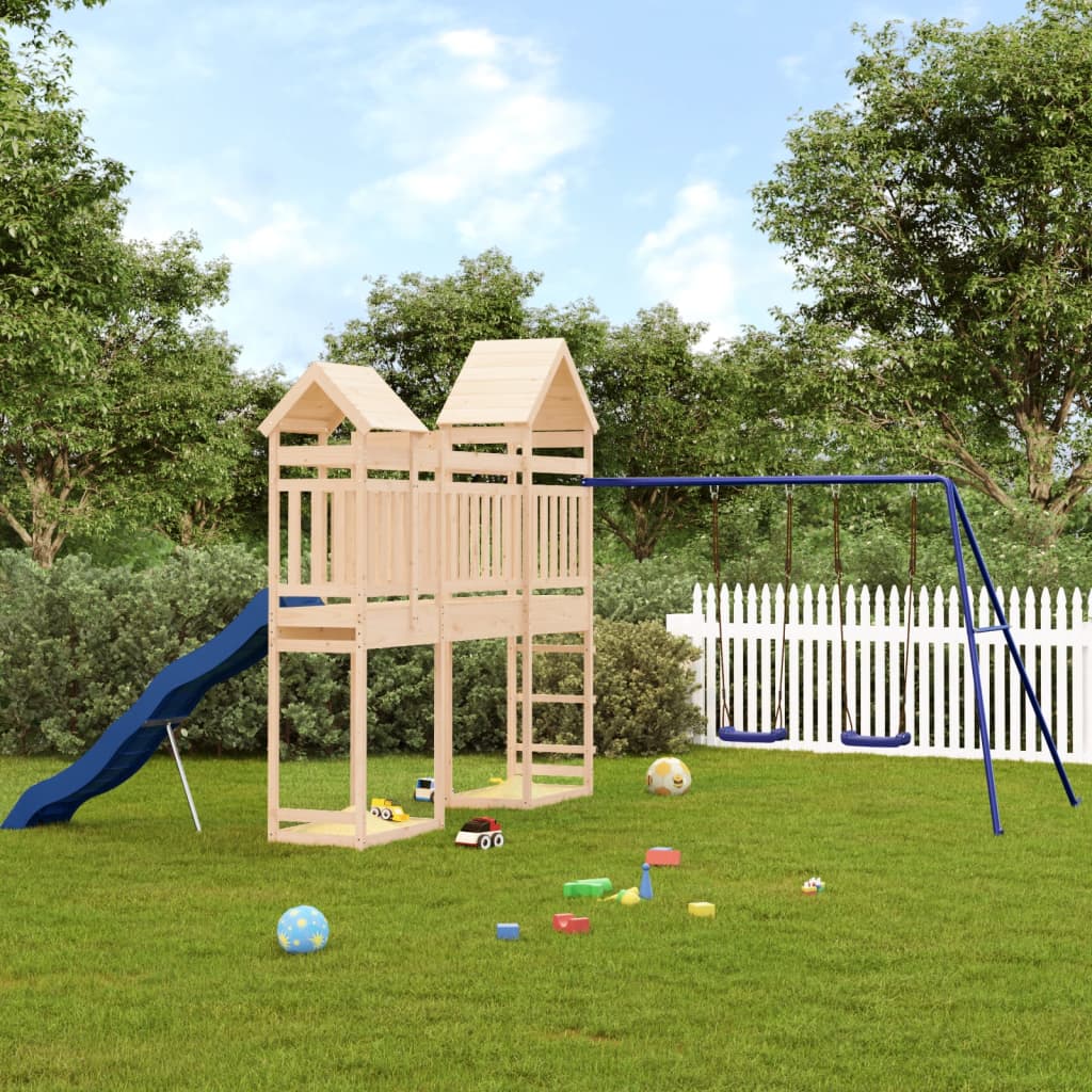 VidaXL Playhouse en bois de pin massif