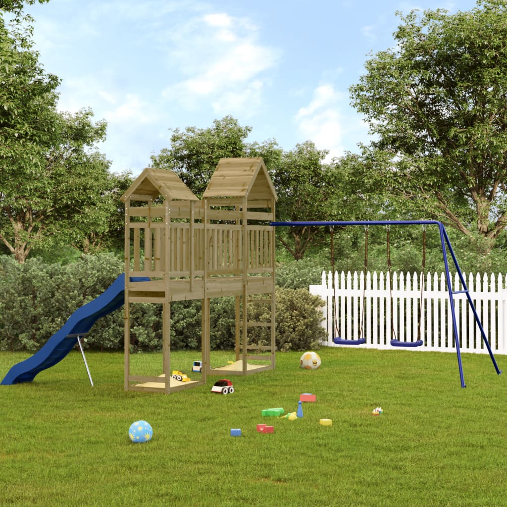 VidaXL Playhouse bois de pin imprégné