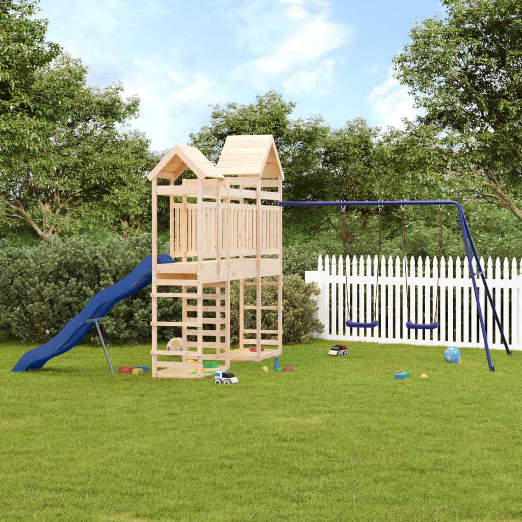 VidaXL Playhouse en bois de pin massif