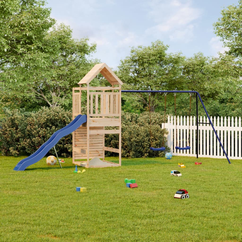 VidaXL Playhouse en bois de pin massif