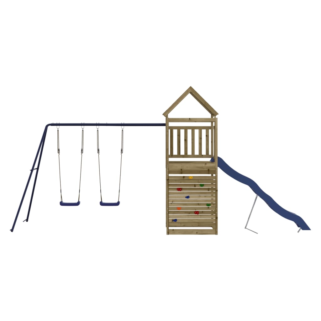 VidaXL Ensemble de jeu de jardin en bois de pin imprégné