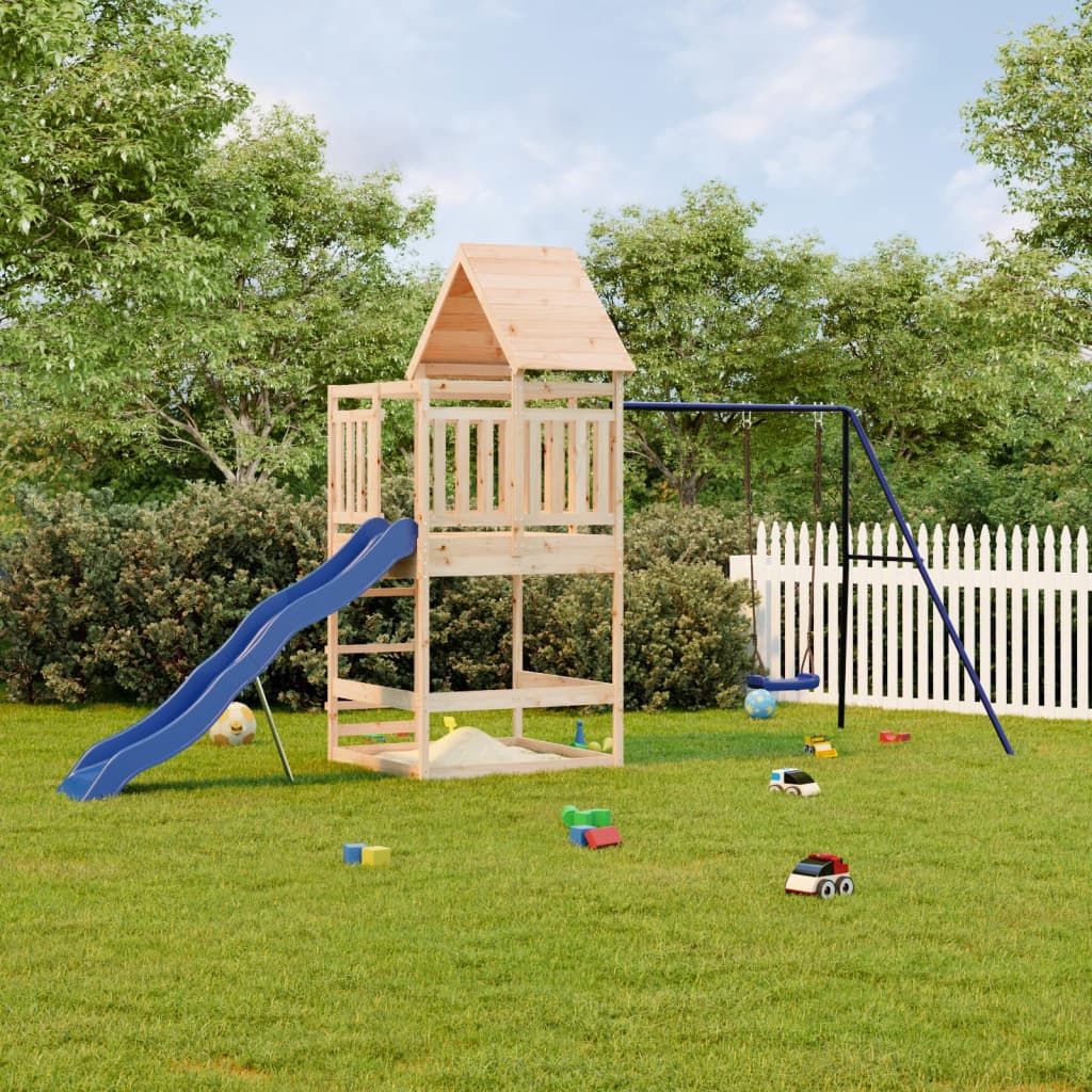 VidaXL Playhouse en bois de pin massif