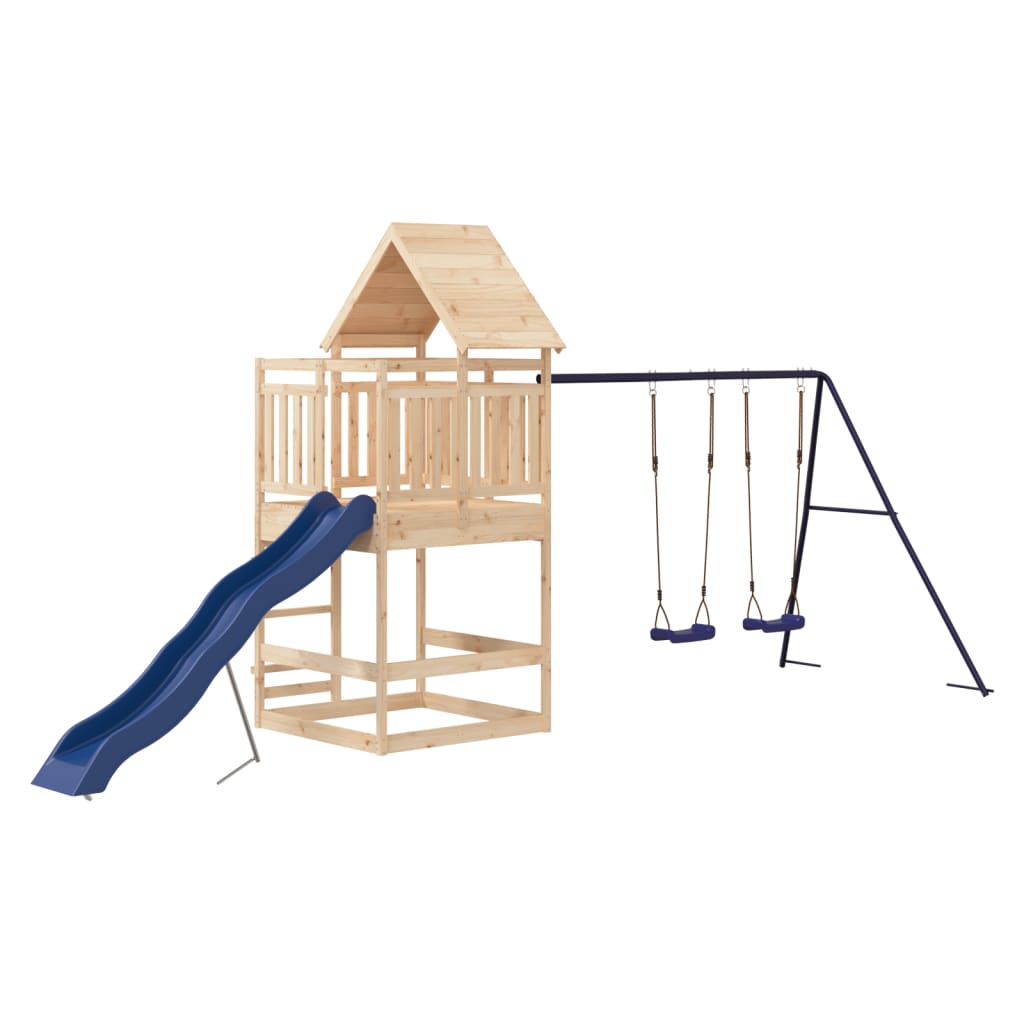 VidaXL Playhouse en bois de pin massif