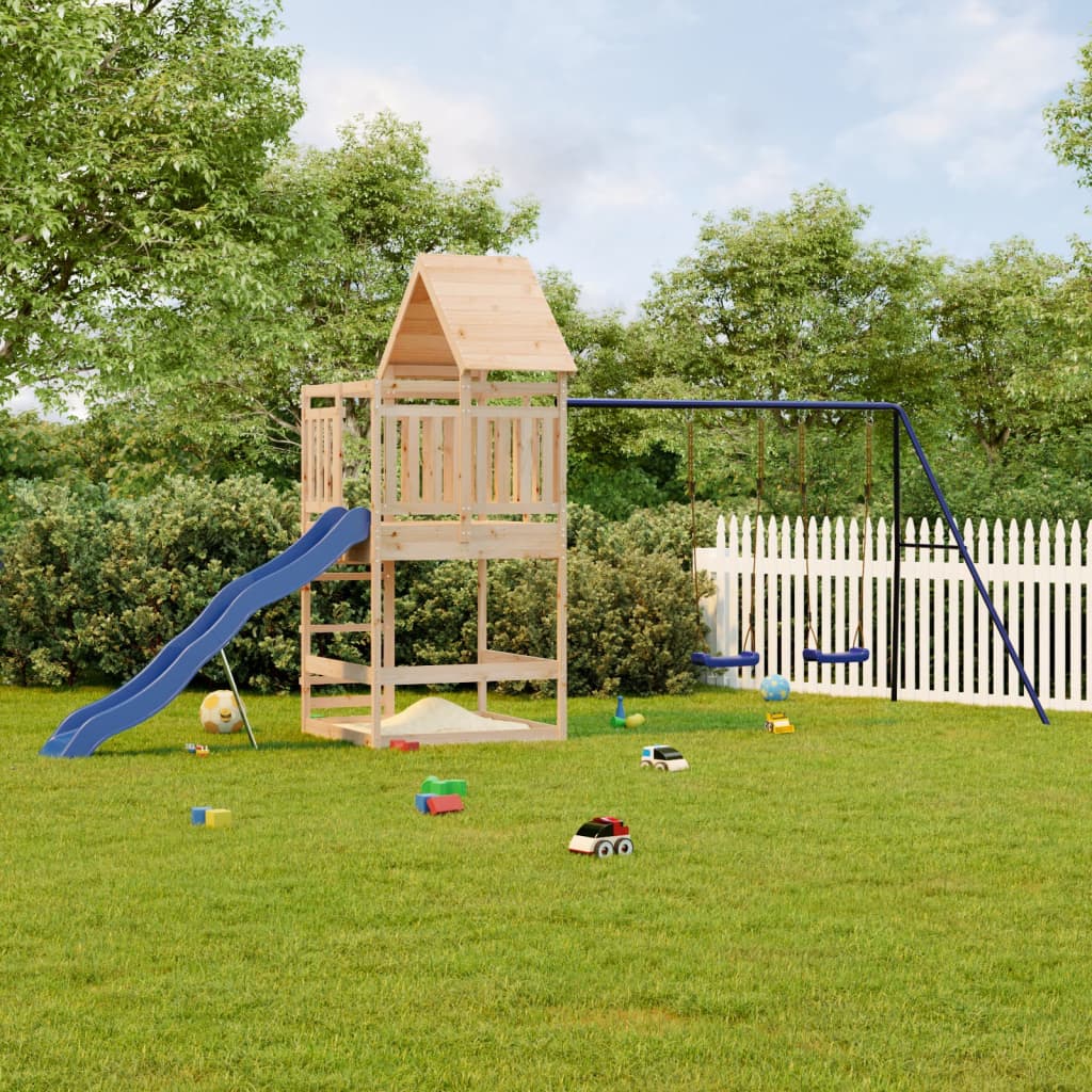 VidaXL Playhouse en bois de pin massif