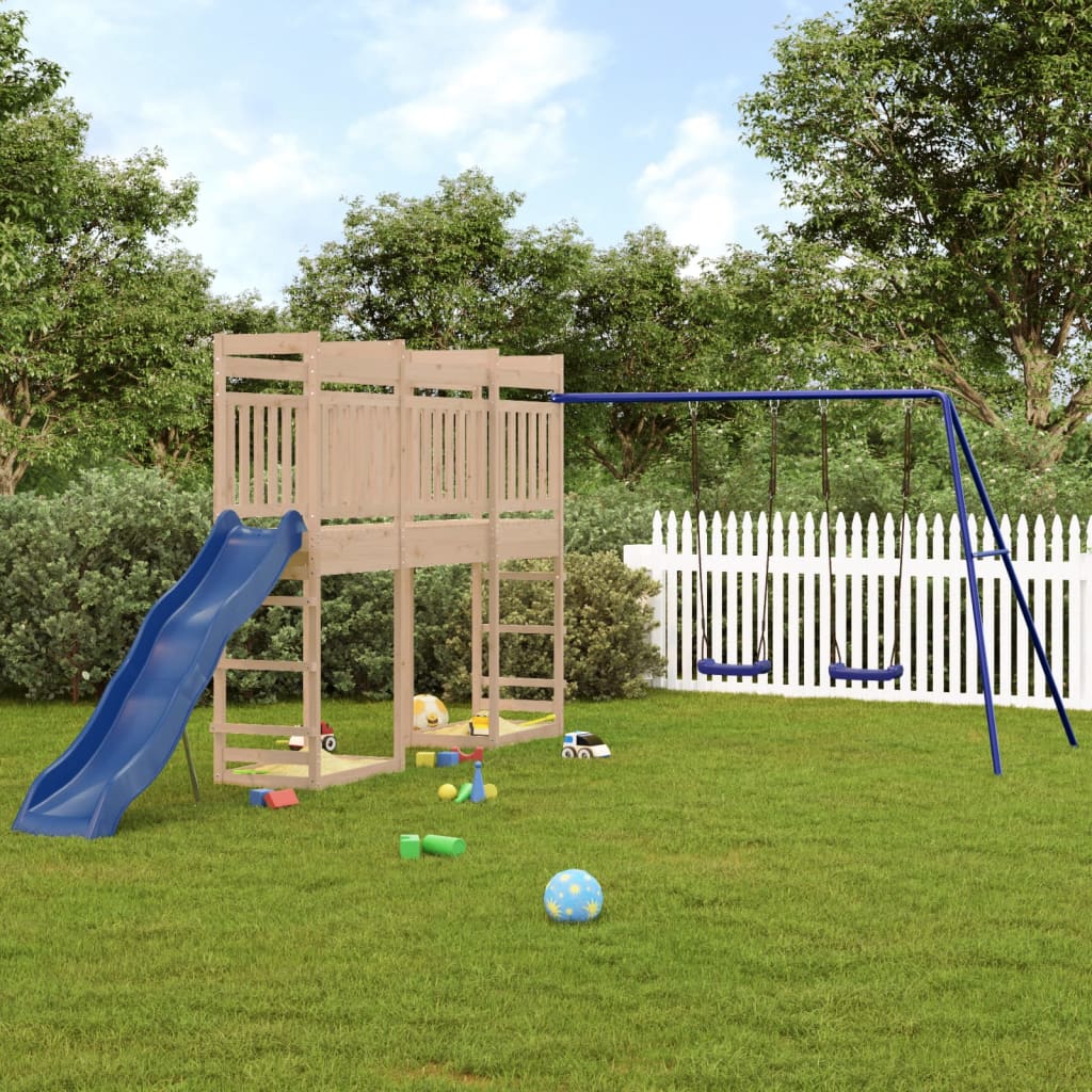 VidaXL Playhouse en bois de pin massif