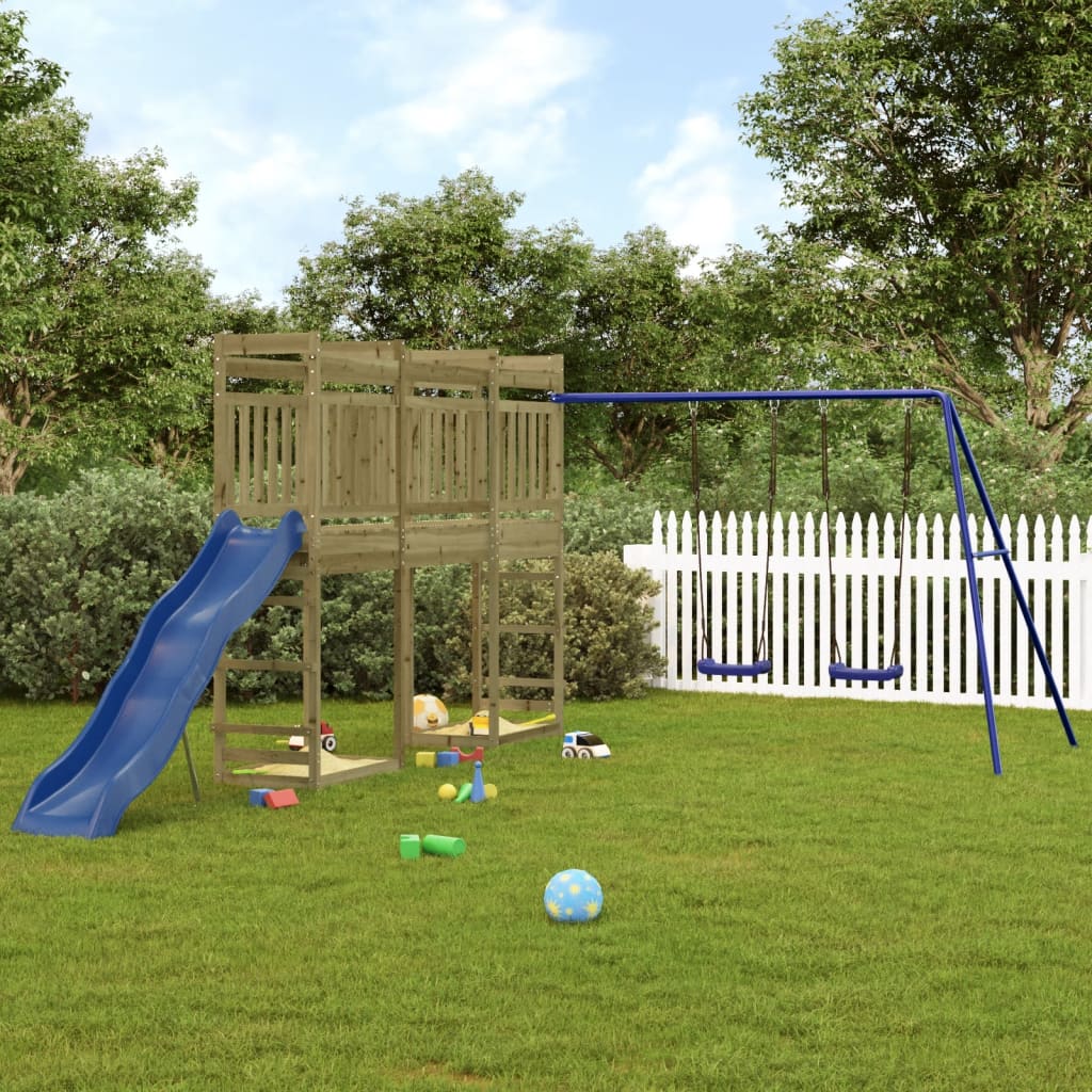 VidaXL Playhouse bois de pin imprégné