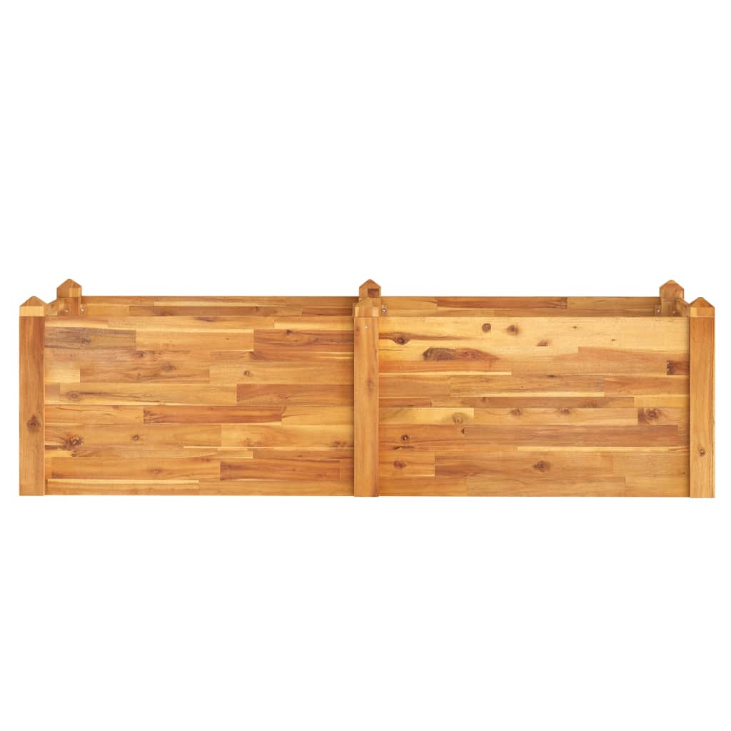 Vidaxx jardinière surélevée 160x60x44 cm en bois d'acacia massif