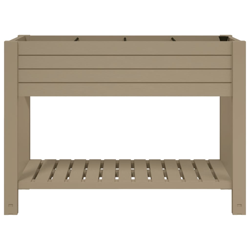 Vidaxx jardinière surélevée 110x45x79 cm polypropylène marron clair