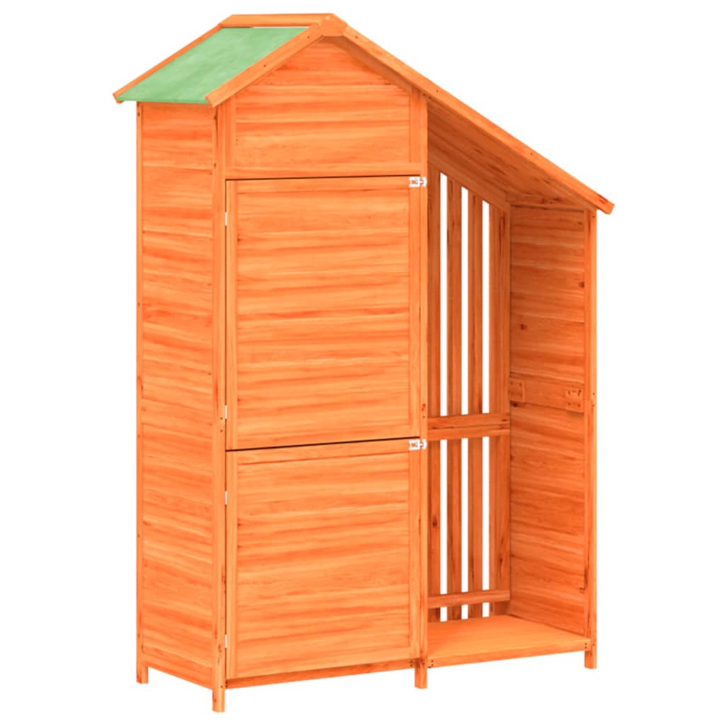 VidaXL Abri de jardin 120x53,5x170 cm Bois de pin massif Marron