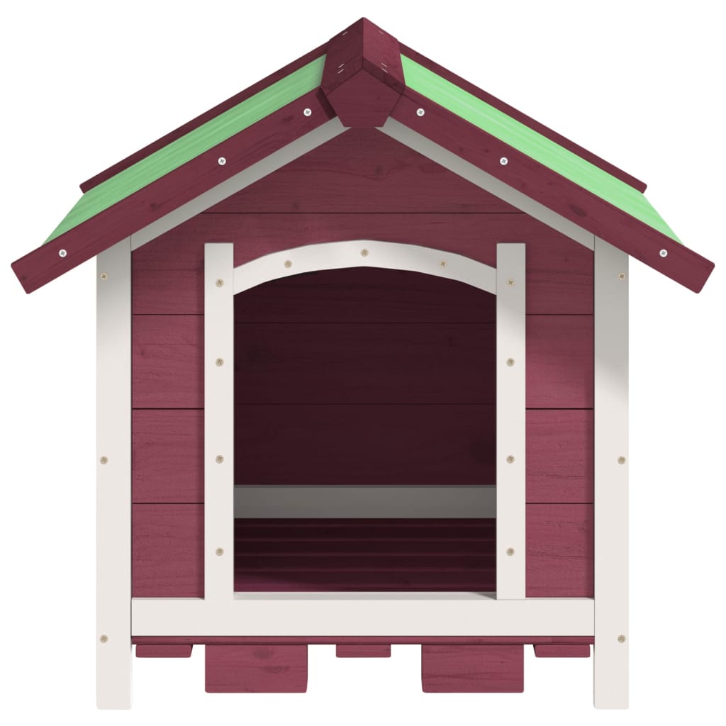 Vidaxl Dog Loft 65x65x61,5 cm Aguleuse en pin solide -colore