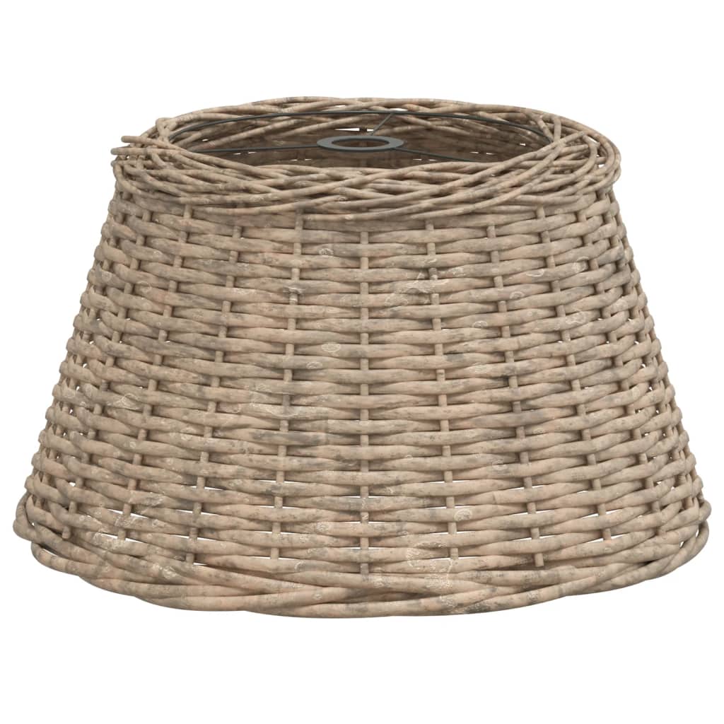 Vidaxx abat-jour de plafond ø50x30 cm osier marron