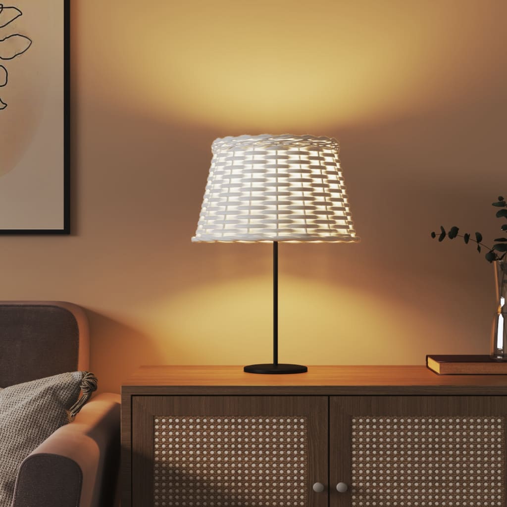 VidaXL abat-jour ø38x23 cm osier blanc