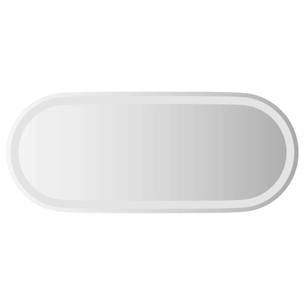 VidaXL Miroir de salle de bain LED ovale 90x40 cm