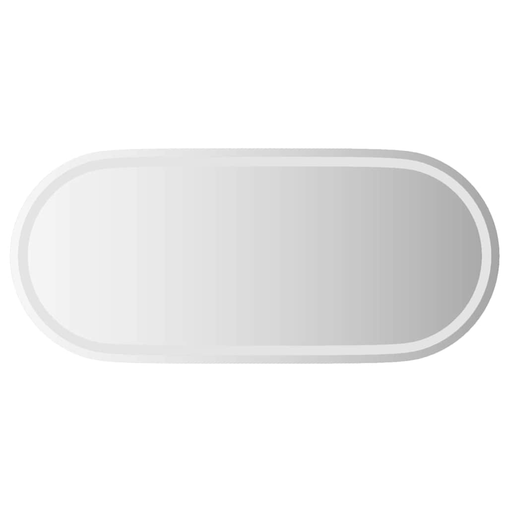 VidaXL Miroir de salle de bain LED ovale 100x45 cm