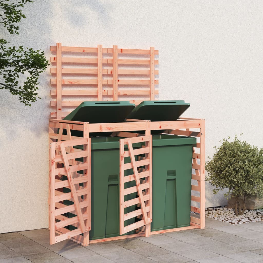 VidaXL Conteneur de rangement double bois de Douglas massif