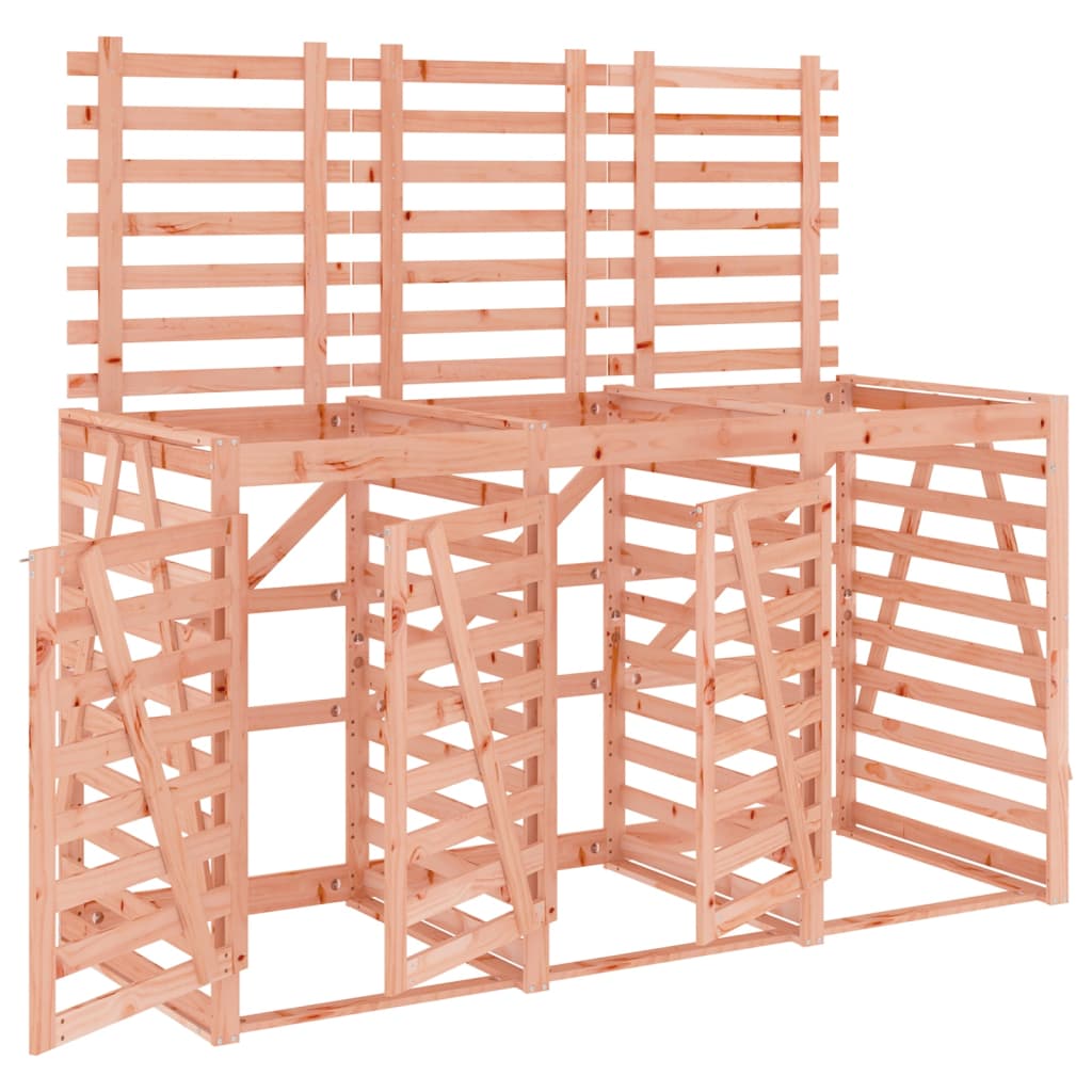 VidaXL Conteneur de rangement triple bois de Douglas massif