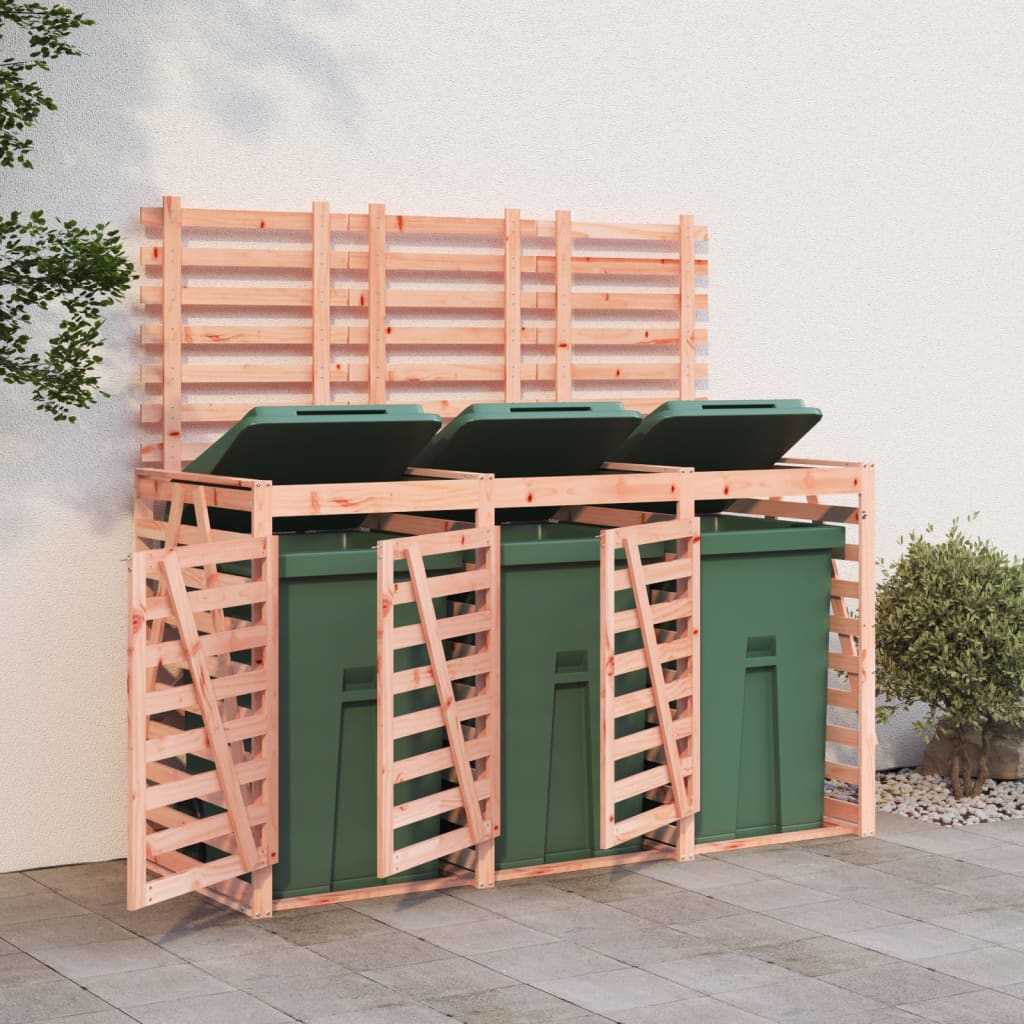 VidaXL Conteneur de rangement triple bois de Douglas massif