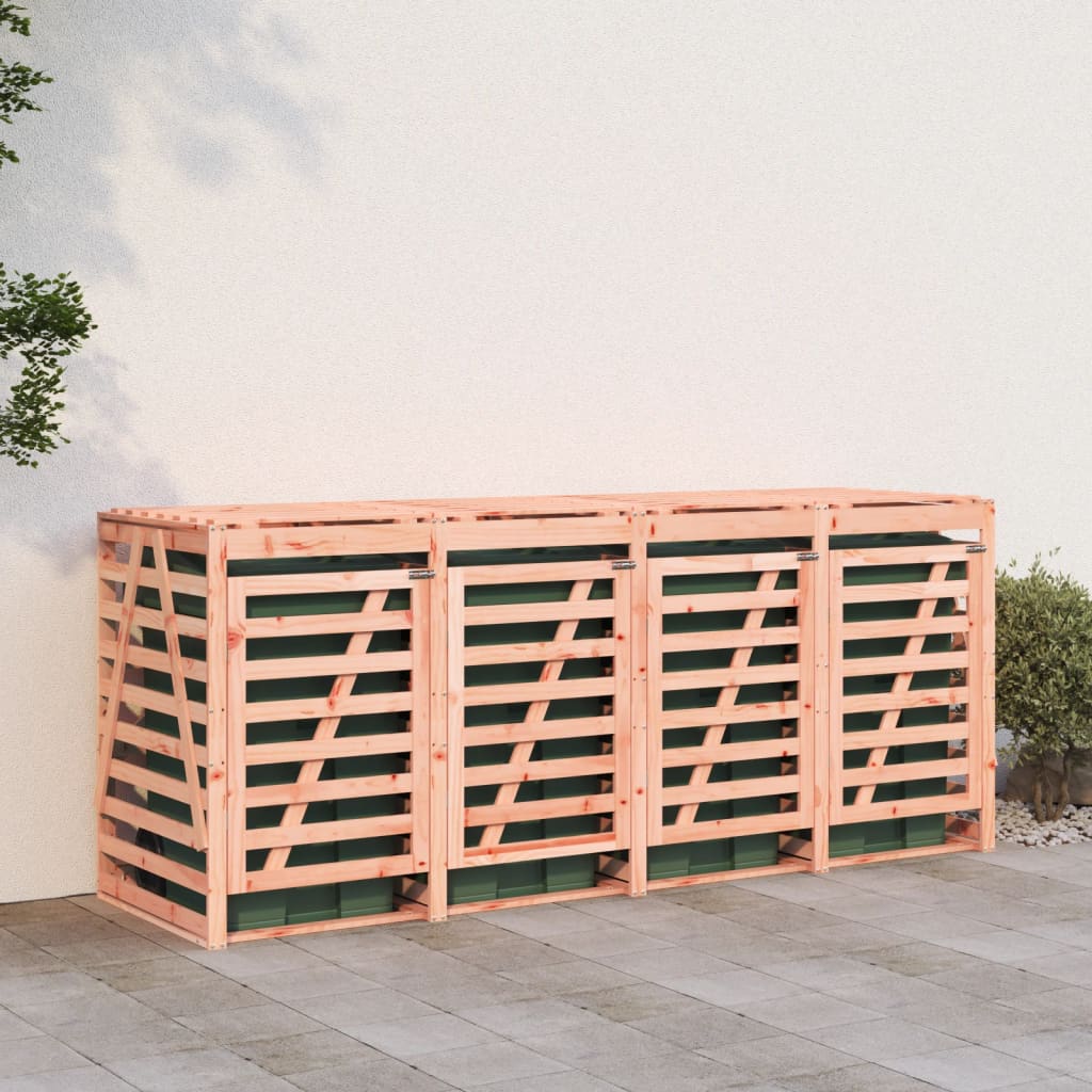 VidaXL Conteneur de rangement quadruple bois de Douglas massif