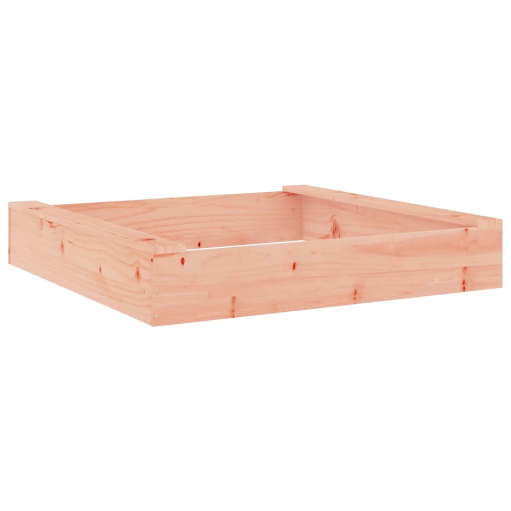 Bac à sable VidaXL avec bancs carrés en bois de Douglas massif