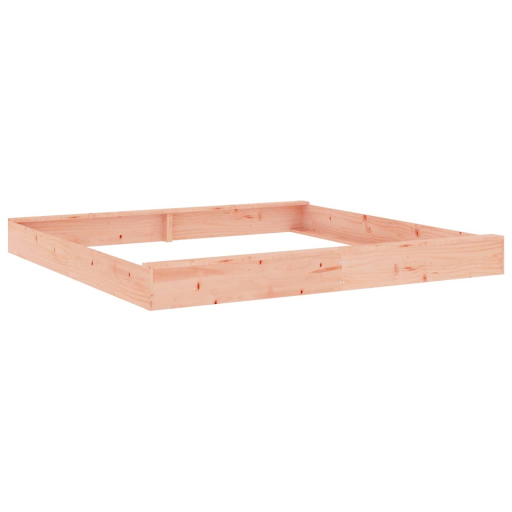 Bac à sable VidaXL avec bancs carrés en bois de Douglas massif