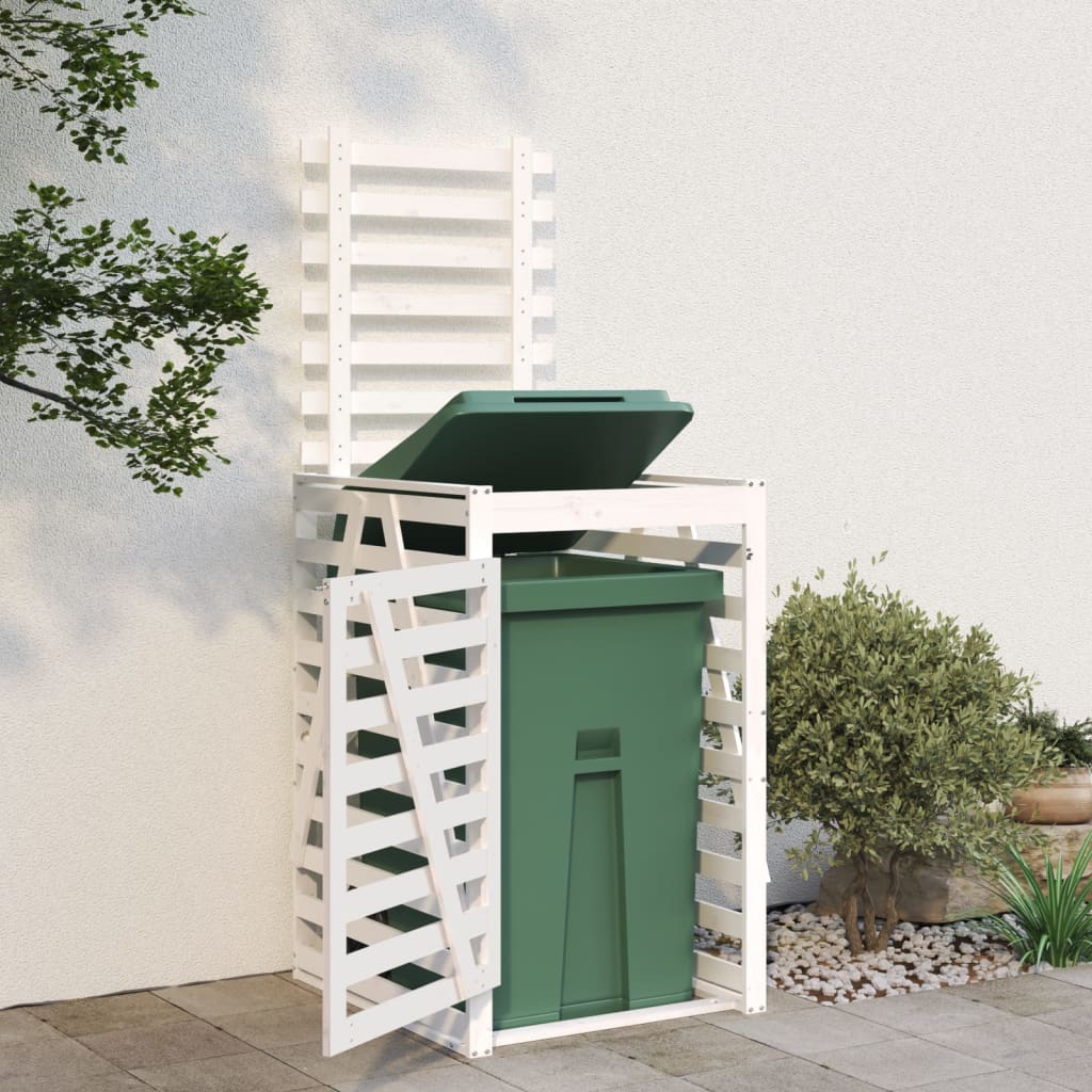 Vidaxx conteneur de rangement 84x90x128,5 cm bois de pin massif blanc