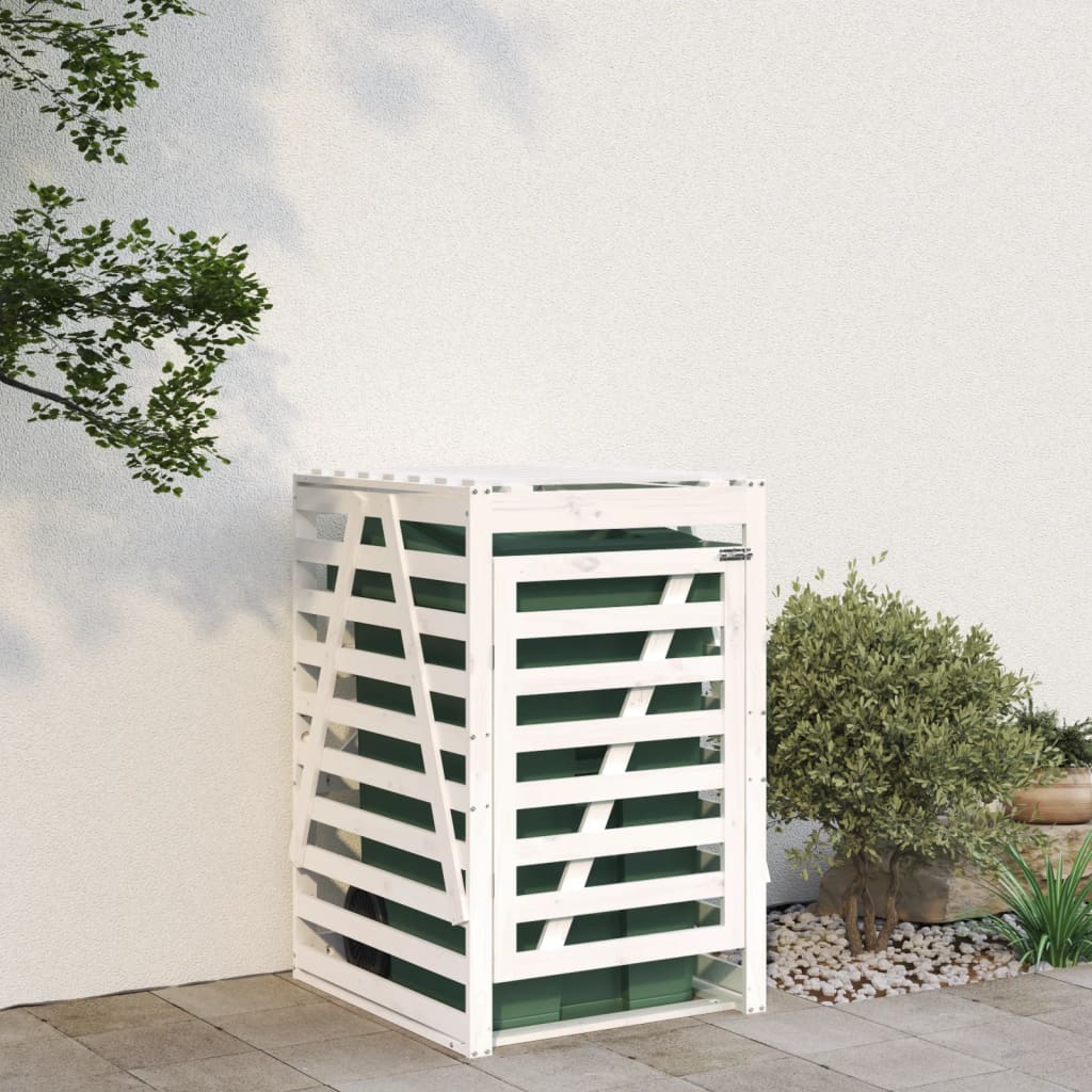 Vidaxx conteneur de rangement 84x90x128,5 cm bois de pin massif blanc