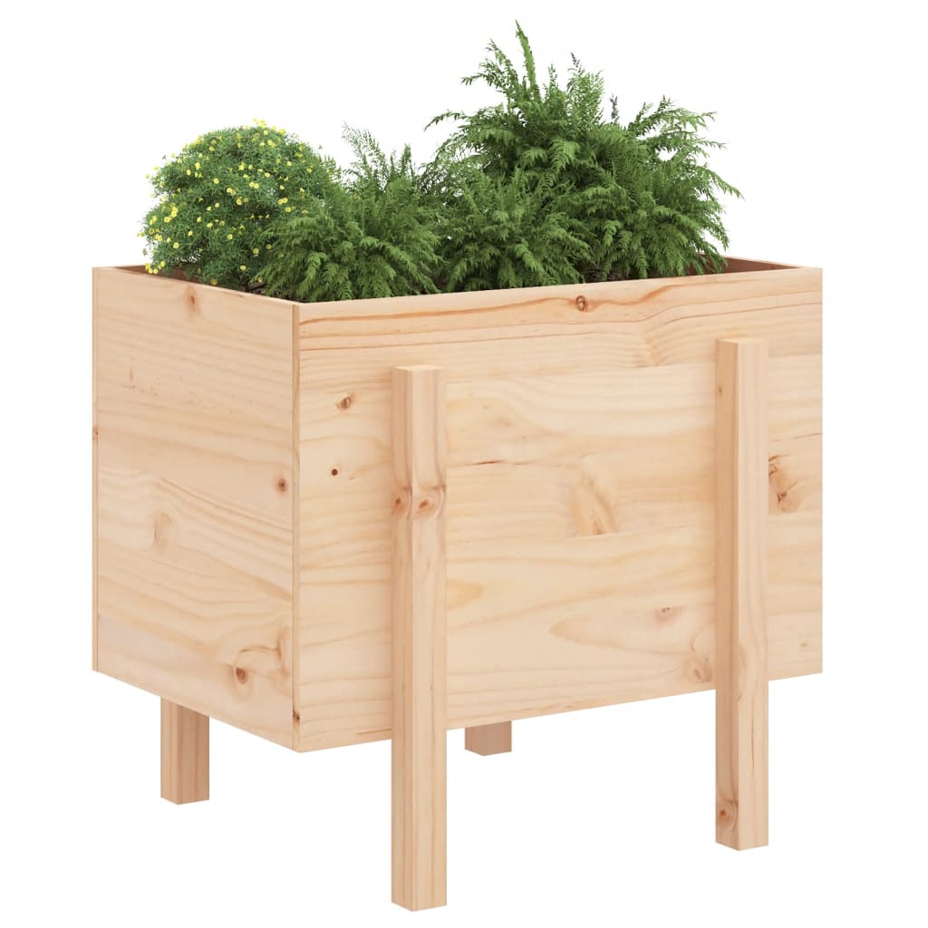 Jardinière Vidaxx 62x50x57 cm bois de pin massif