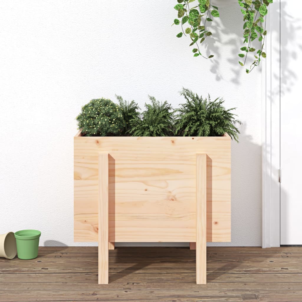 Jardinière Vidaxx 62x50x57 cm bois de pin massif