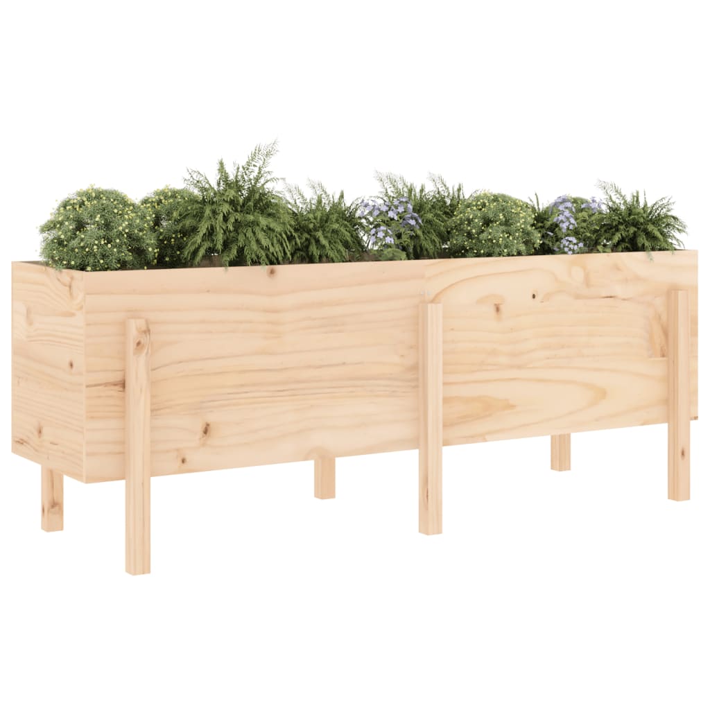 VidaXL jardinière surélevée 160x50x57 cm en bois de pin massif