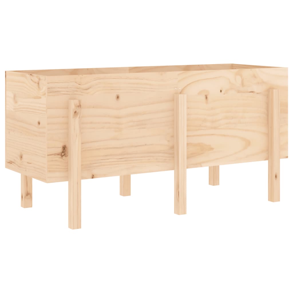 Vidaxx jardinière surélevée 121x50x57 cm en bois de pin massif