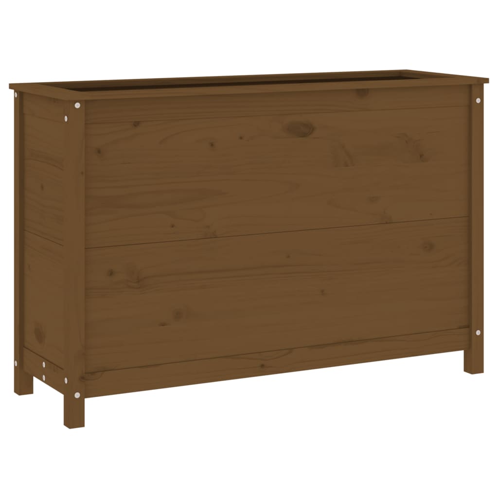 Vidaxx jardinière surélevée 119,5x40x78 cm pin massif marron miel