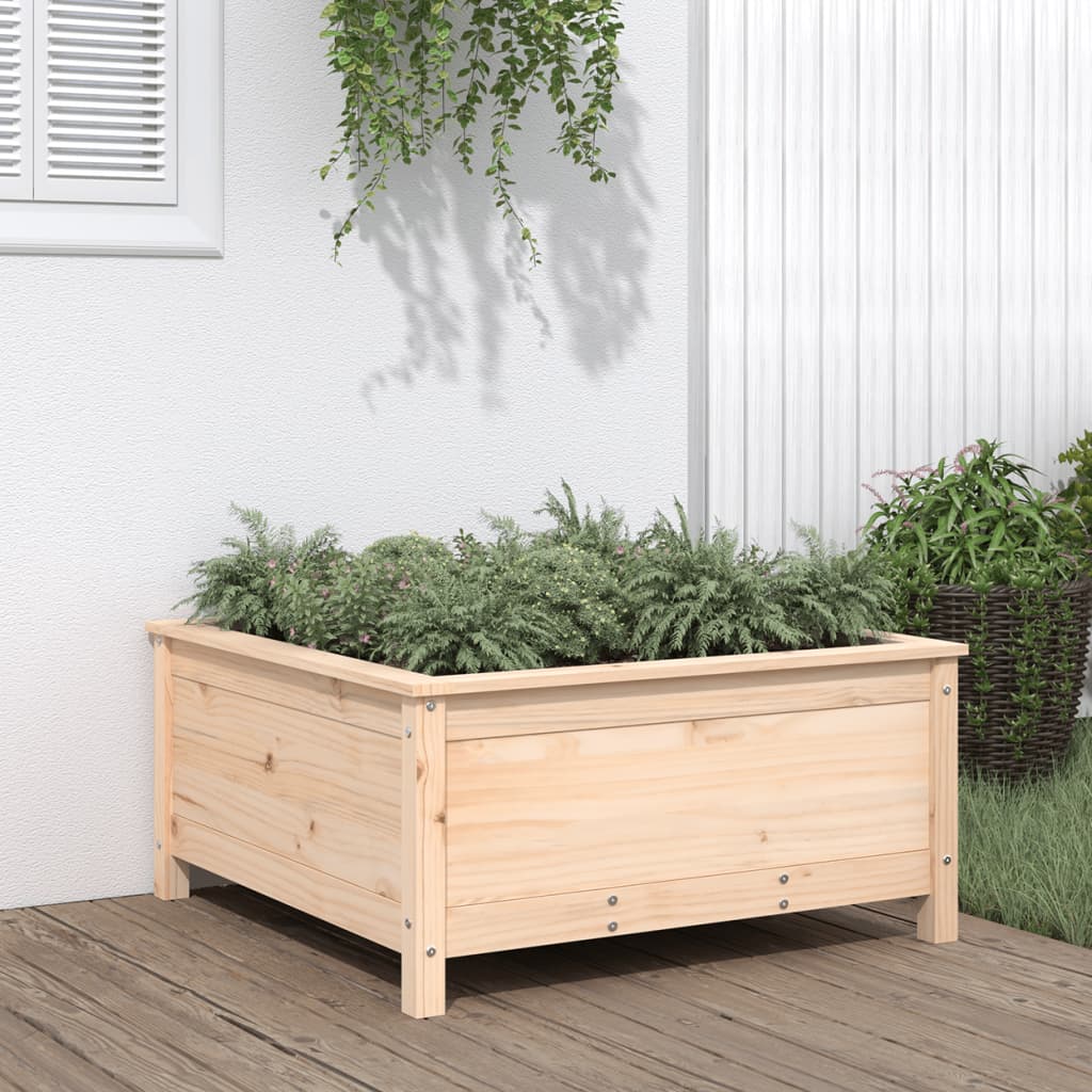 Jardinière Vidaxx 82,5x82,5x39 cm bois de pin massif