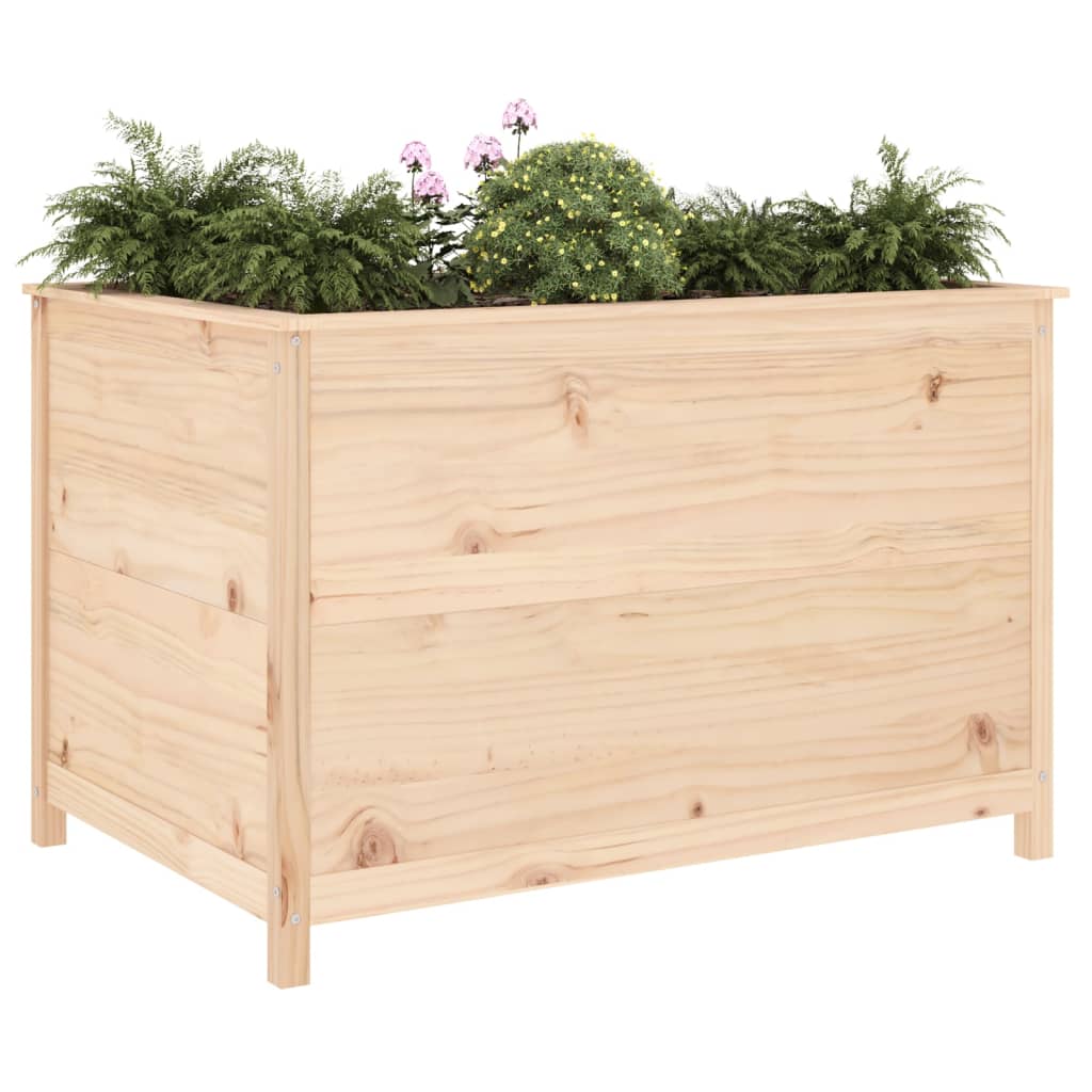 Vidaxx jardinière surélevée 119,5x82,5x78 cm en bois de pin massif