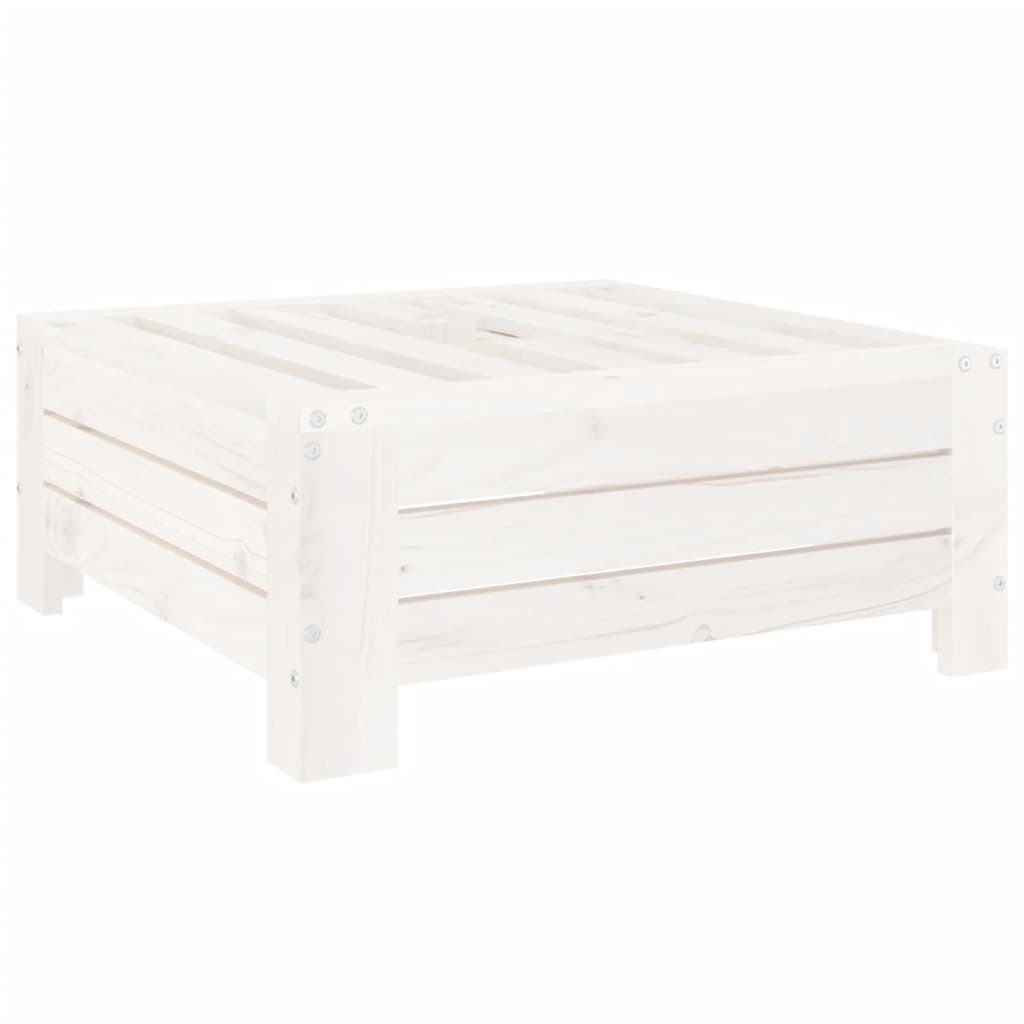 Vidaxx housse de base de parasol en bois de pin massif blanc