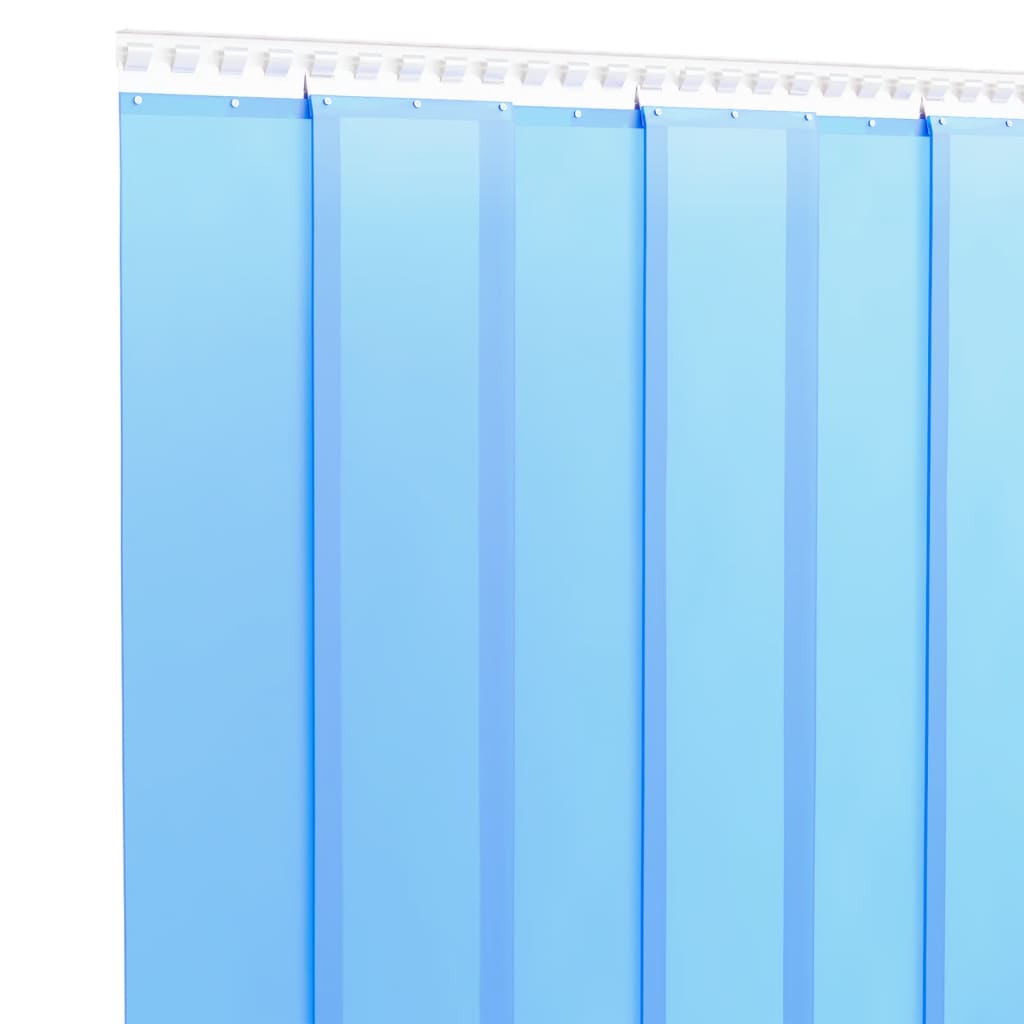 VidaXL rideau de porte 200x1,6 mm 25 m PVC bleu