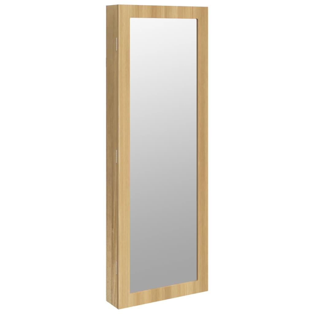 Vidaxx armoire à bijoux avec miroir mural 37,5x10x106 cm