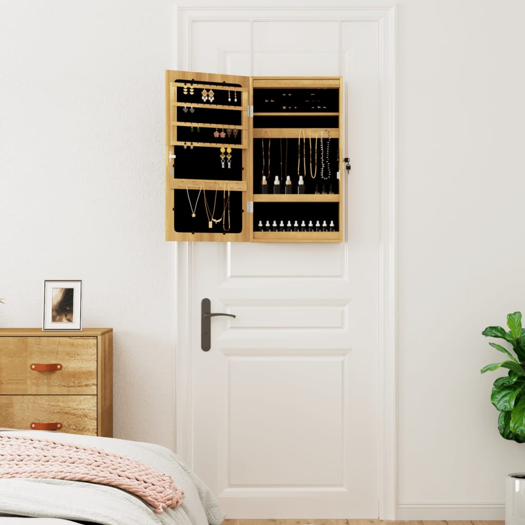 Armoire à bijoux Vidaxx avec miroir et LED murale
