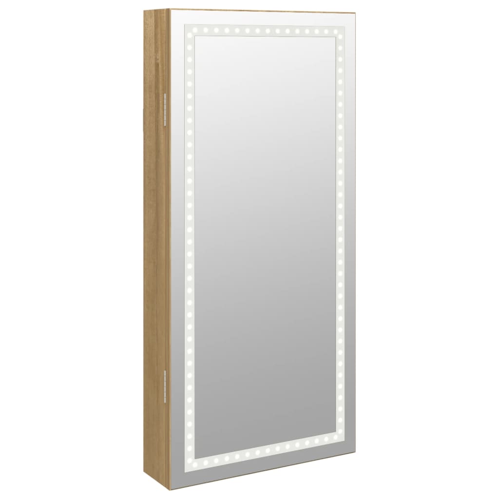 Armoire à bijoux Vidaxx avec miroir et LED murale