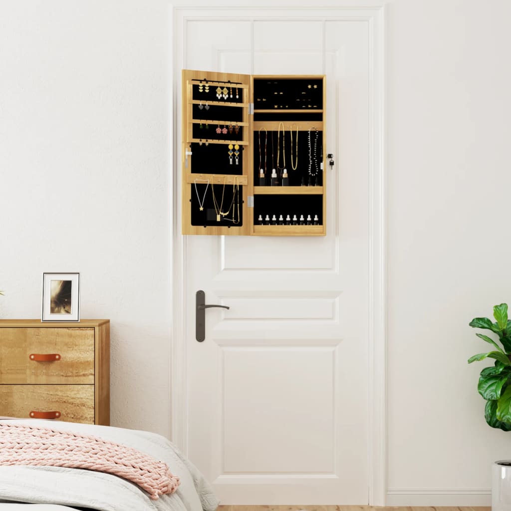 Armoire à bijoux Vidaxx avec miroir et LED murale