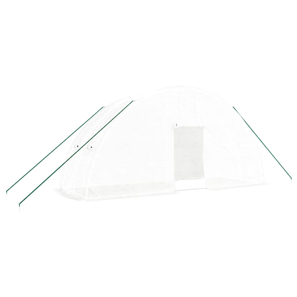 Serre de jardin Vidaxxl avec structure en acier 12 m² 6x2x2,85 m